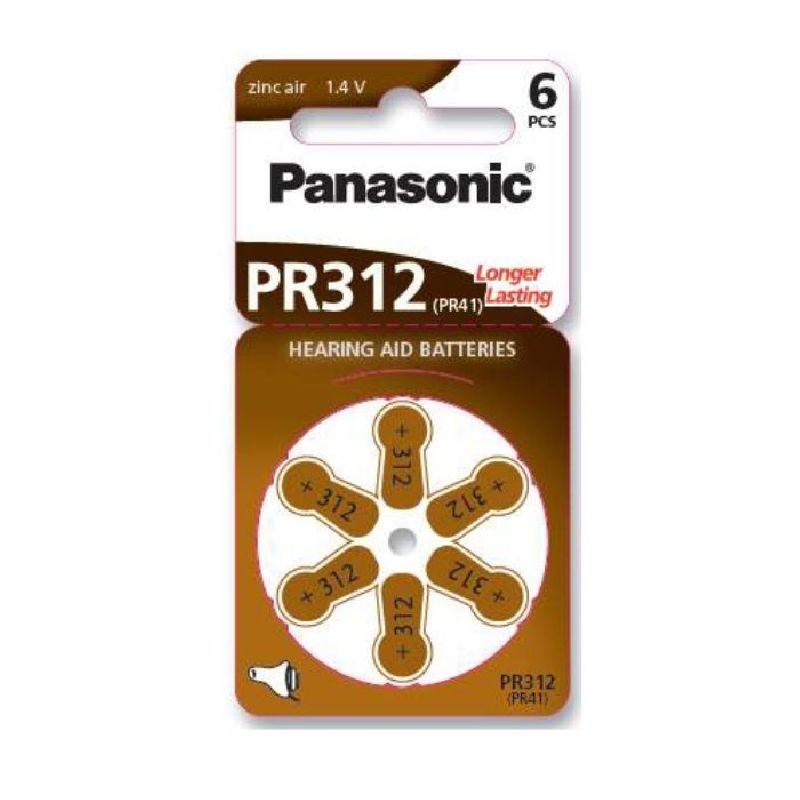 Baterii auditive PR312 Panasonic