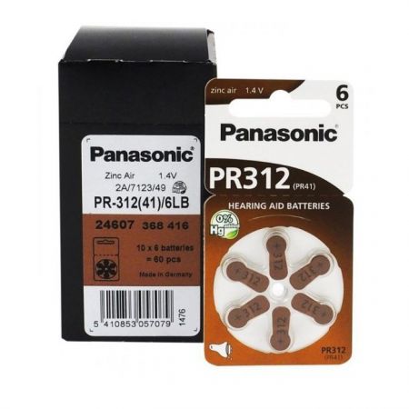 Baterii auditive PR312 Panasonic