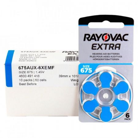 Baterii auditve V675 Rayovac Extra Advanced