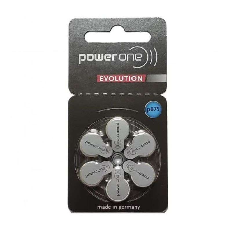 Baterii auditive PE675 PowerOne Evolution