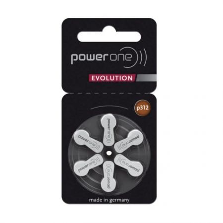 Baterii auditive PE312 PowerOne Evolution