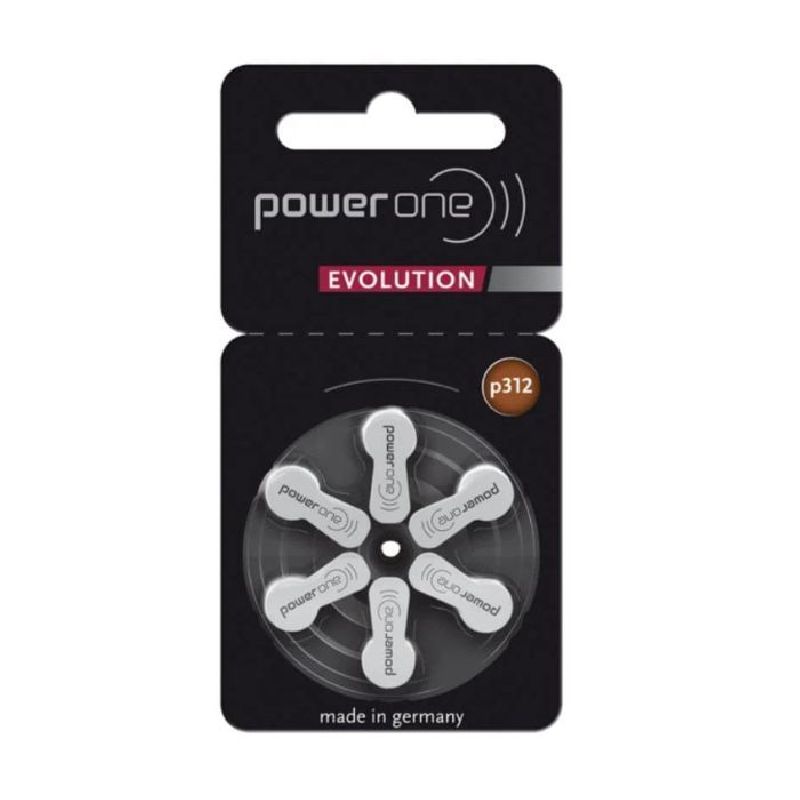 Baterii auditive PE312 PowerOne Evolution